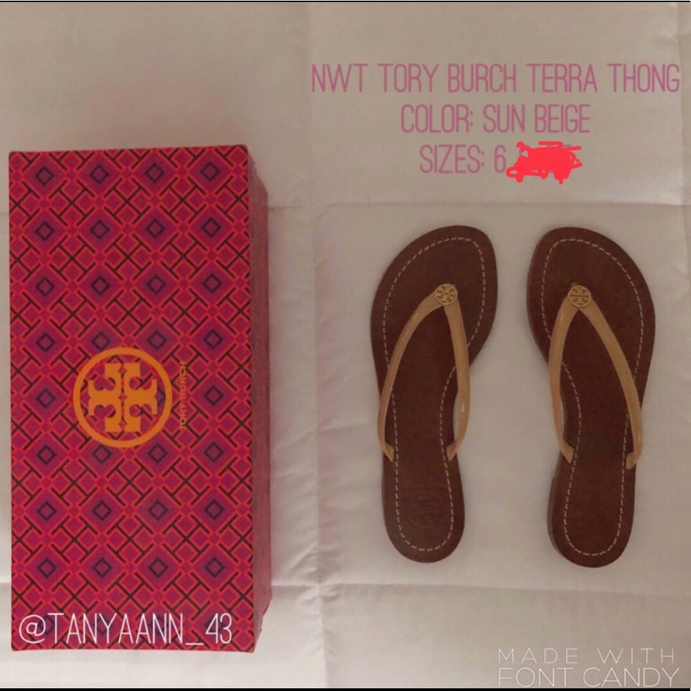 NWT Tory Burch Terra Thong Sandal